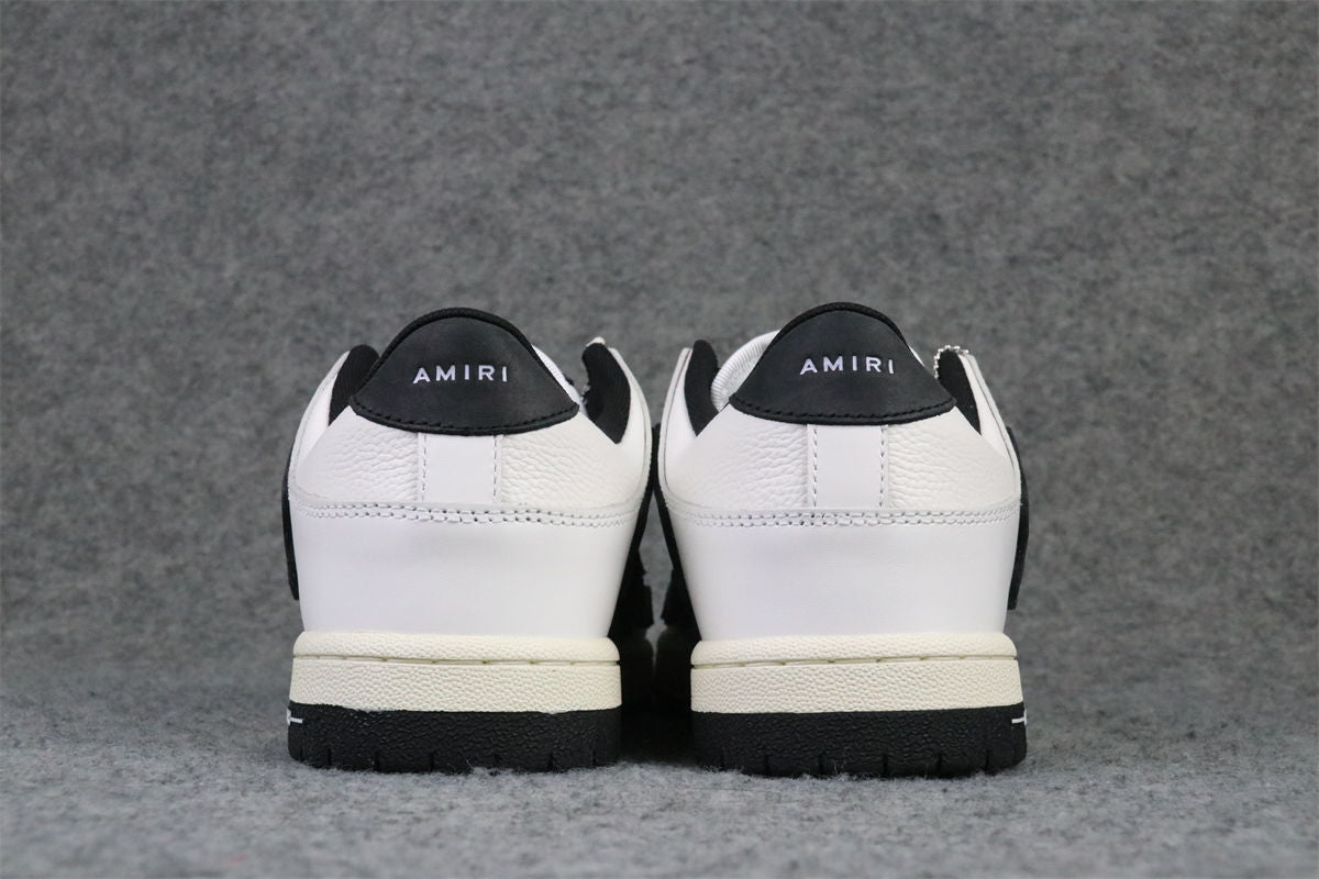 Amiri Skel Top Low 'White Black'