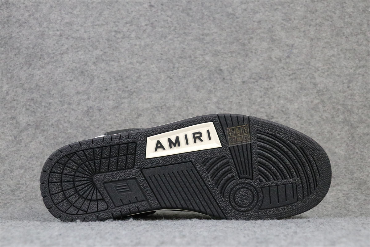 Amiri Skel Top Low 'White Black'