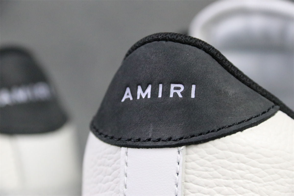Amiri Skel Top Low 'White Black'