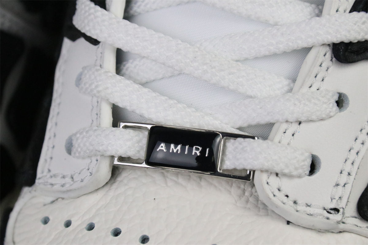 Amiri Skel Top Low 'White Black'