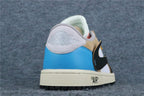Custom Off-White x Union LA x Air Jordan 1 Low 'Blue Game Royal'