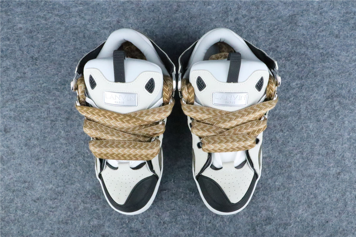 (Value Version) Lanvin Curb Sneakers 'Blanc Kaki'