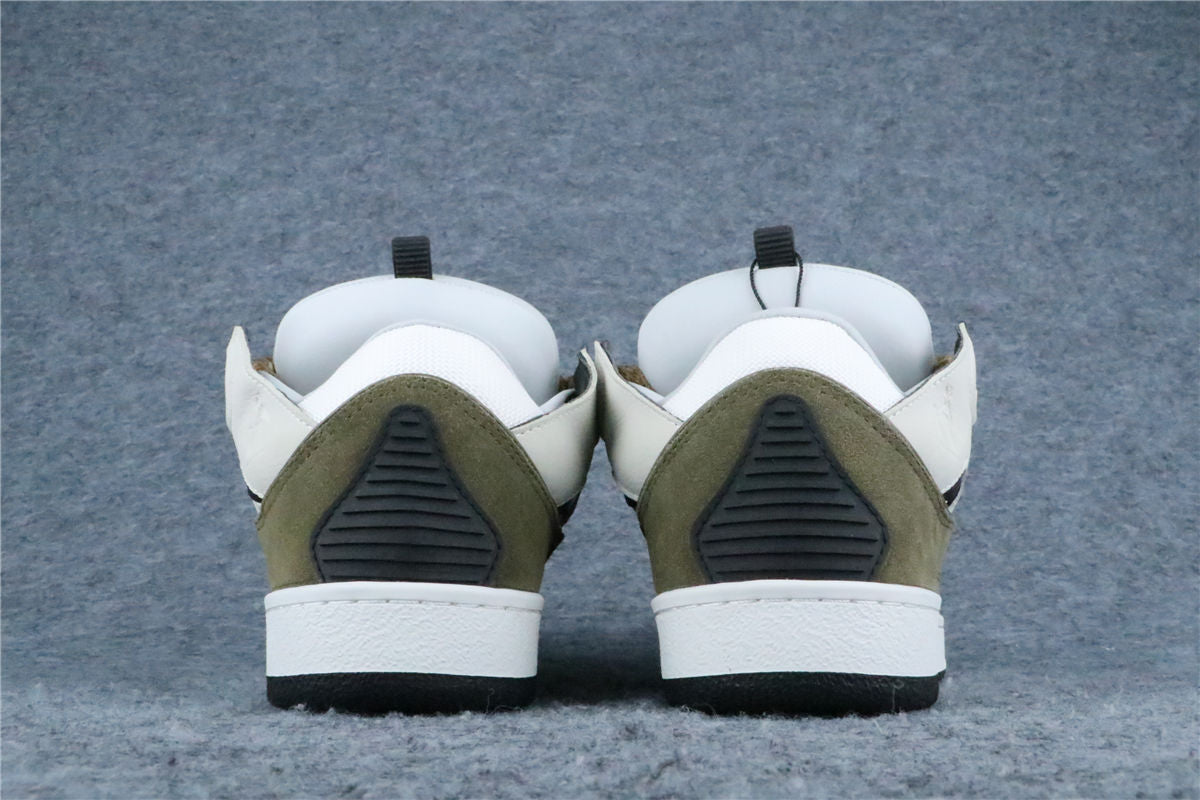 (Value Version) Lanvin Curb Sneakers 'Blanc Kaki'