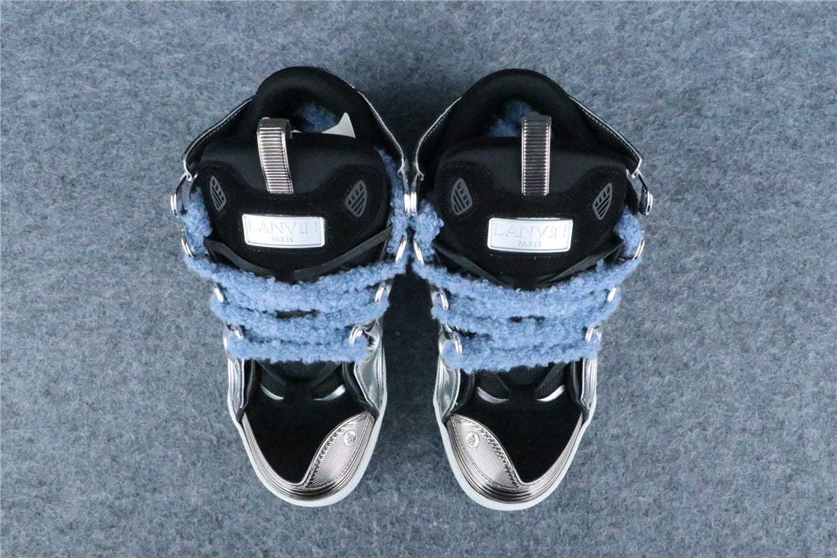 (Value Version) Lanvin Curb Sneaker 'Metallic Effect - Silver'