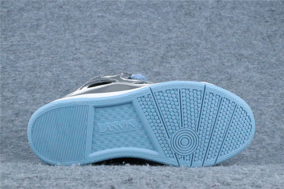 (Value Version) Lanvin Curb Sneaker 'Metallic Effect - Silver'