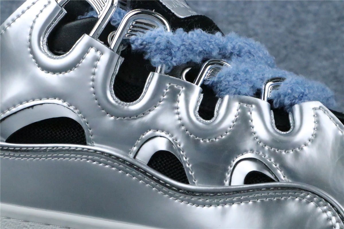 (Value Version) Lanvin Curb Sneaker 'Metallic Effect - Silver'