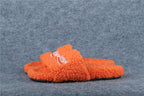 Balenciaga Furry Open Mule 'Pop Orange White Red'