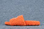 Balenciaga Furry Open Mule 'Pop Orange White Red'