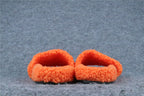 Balenciaga Furry Open Mule 'Pop Orange White Red'