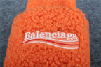Balenciaga Furry Open Mule 'Pop Orange White Red'
