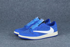 Custom Air Jordan 1 Retro Low OG SP x Fragment x Travis Scott 'Blue'