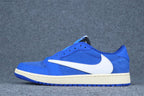 Custom Air Jordan 1 Retro Low OG SP x Fragment x Travis Scott 'Blue'