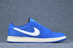 Custom Air Jordan 1 Retro Low OG SP x Fragment x Travis Scott 'Blue'