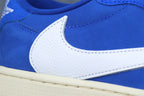 Custom Air Jordan 1 Retro Low OG SP x Fragment x Travis Scott 'Blue'