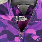BAPE Color Camo Shark Full Zip Hoodie 'Purple'