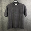 Saint Laurent Destroyed T-Shirt 'Washed Black'