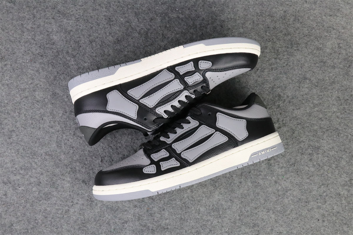 Amiri Skel Top Low 'Black Grey'