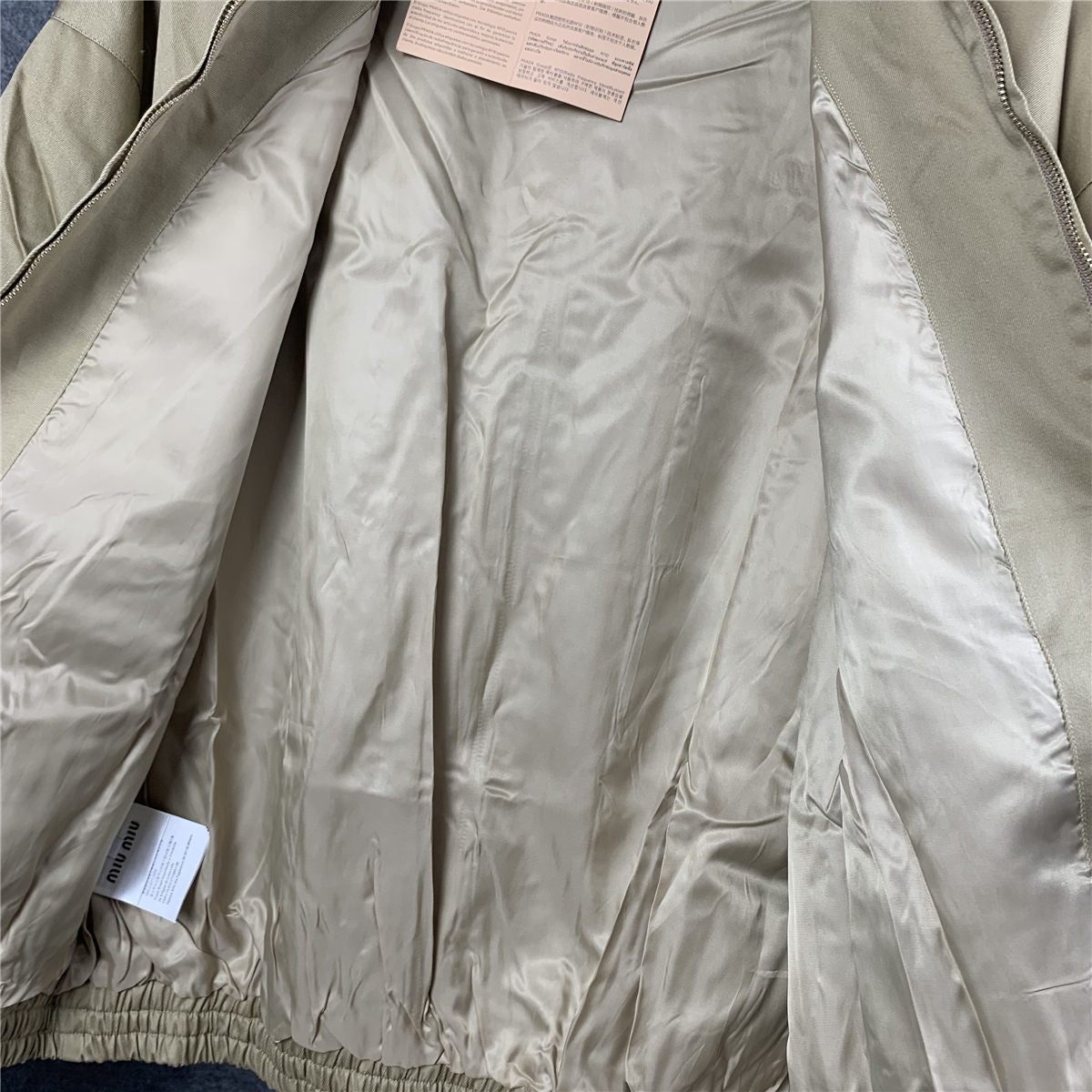 Miu Miu Chino Blouson Jacket 'Cord'