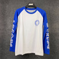 Chrome Hearts CH Baseball Shirt ‘White/Blue’