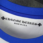 Chrome Hearts CH Baseball Shirt ‘White/Blue’