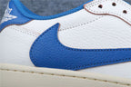 Fragment Design x Travis Scott x Air Jordan 1 Retro Low OG SP 'Sail Military Blue' (US Warehouse, No QC)