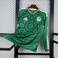 Mexico World Cup 2026 Long Sleeve Home Kit  (Please put your preferred number and name in the order note)