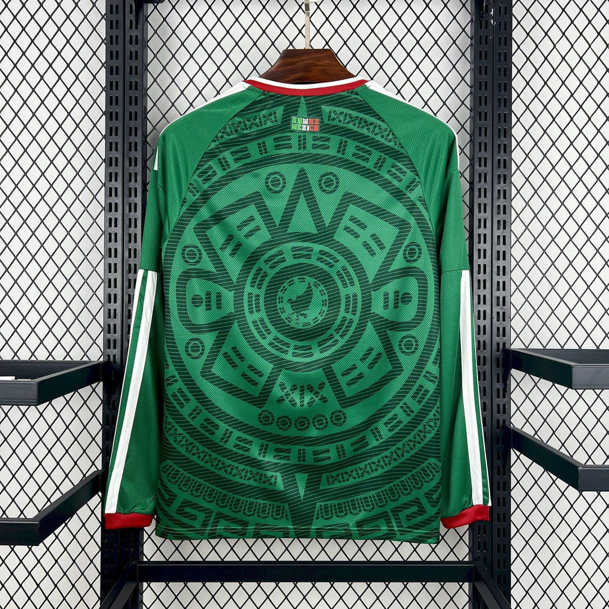 Mexico World Cup 2026 Long Sleeve Home Kit  (Please put your preferred number and name in the order note)