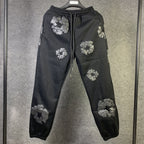 Denim Tears Mono Wreath Sweatpants 'Black'