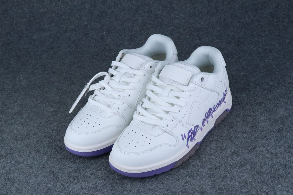 Off-White Out of Office 'For Walking - White Purple'