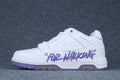 Off-White Out of Office 'For Walking - White Purple'