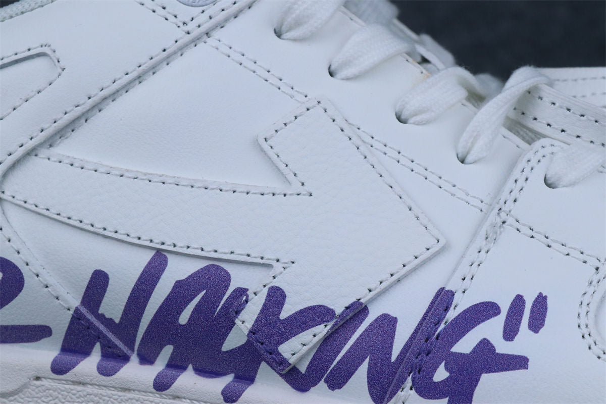 Off-White Out of Office 'For Walking - White Purple'