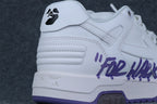 Off-White Out of Office 'For Walking - White Purple'