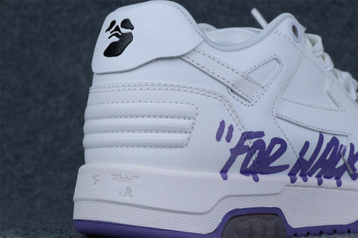 Off-White Out of Office 'For Walking - White Purple'