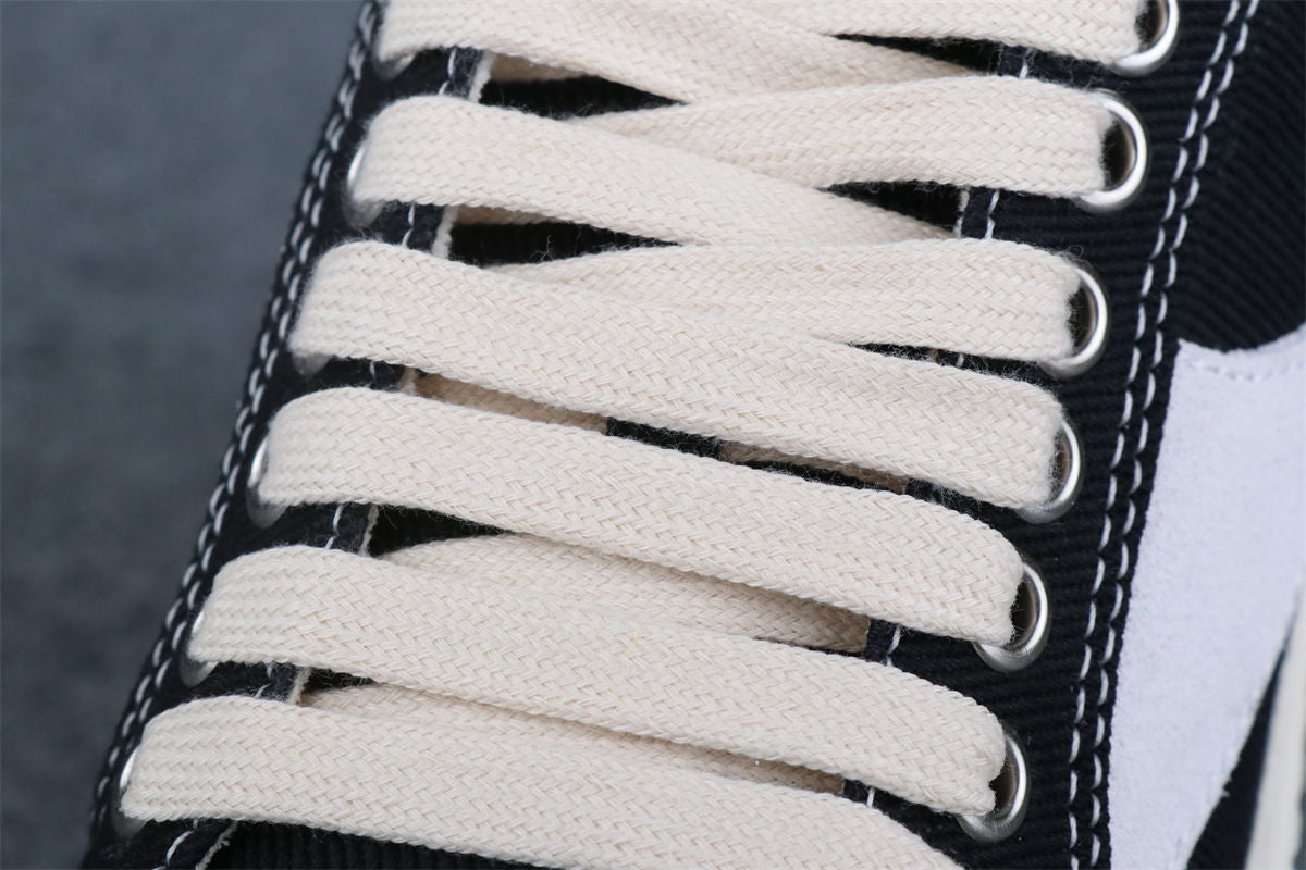Rick Owens DRKSHDW Scarpe Denim Vintage Sneaker 'Black Milk'