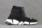 Balenciaga Speed 2.0 Lace-Up Sneaker 'Black White'