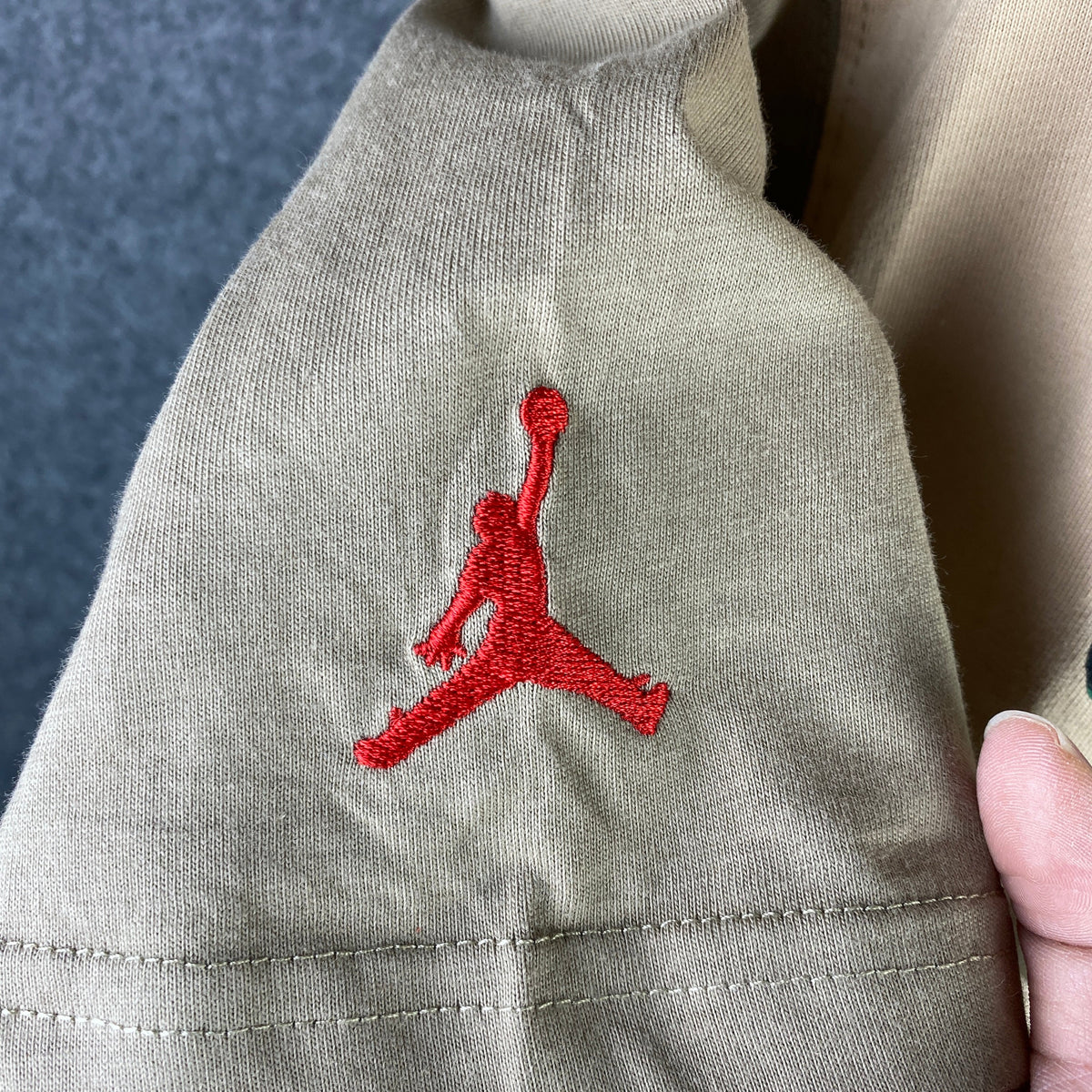 Cactus Jack by Travis Scott x Jordan Short-Sleeve T-Shirt 'Khaki/Desert'
