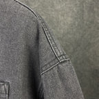 PRADA Women's Grey Denim Blouson Jacket 'Gray'