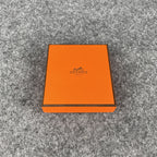 Narrow Clic Clac H Bracelet – Gold-Tone & Orange Enamel