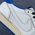 Fragment Design x Travis Scott x Air Jordan 1 Retro Low OG SP 'Sail Military Blue' (B-Grade)